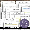 #1 BUNDLE of Printable Templates ALL 150+ (calendars - planners - checklists - journal - cleaning - health trackers - budget minders etc.) INTENTIONAL LIVING