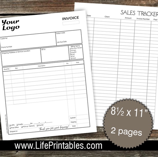 Invoice and Sales Tracker (item 175)